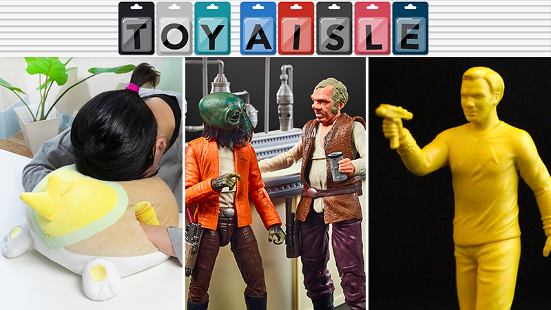 Pokémon Center Plush Yamper Butt pute, Hasbro Pulse Con Star Wars Power of the Force Cantina Showdown, Star Trek The Original Series Nanoforce.